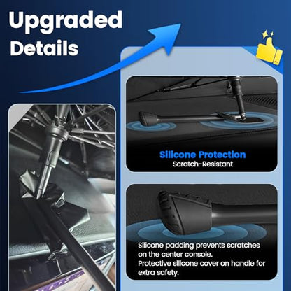 Windshield Sun Shade Umbrella Compatible with Mazda CX-5 2017-2026 Accessories,Upgraded 360° Bendable Handle & Rearview Mirror Cutout,UPF 50+ Titanium Silver Coating Car Front Window Sunshade - size: For Mazda CX-5 CX5 2017-2026