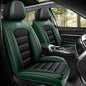 Car Seat Covers for Kia Optima 2001-2020, Premium Nappa Leather, Waterproof, Anti-Slip, Full Coverage, Airbag Compatible, Breathable, All-Weather, Easy Install (2 Seats, Black&Green) - color: 2 Seats - Black&Green, size: Kia Optima 2001-2020