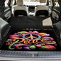 Universal Car Trunk Mat, All Weather Trunk Protection Cargo Liner, Stylish Vehicle Interior Accessories, Durable Cargo Mat Rear Trunk Line Suitable for Most Car (Fashion Geometric Flower, 29" x 39") - color: Fashion Geometric Flower