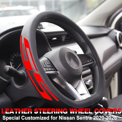 XITER Leather Steering Wheel Cover for Camaro 2016-2024