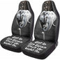 GENANY Elephant Car Seat Covers Set of 2, Breathable Front Seat Covers for Truck Sedan SUV, Animal Themed Car Accessories, Elephant Gift for Women Men - color: Elephant