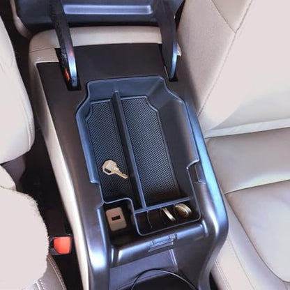 Compatible with Center Console Tray Chevy Colorado/GMC Canyon Accessories 2015-2020 2021 2022 - color: Black Trim