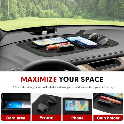 Autorder Dashboard Mat for 2011-2018 Dodge Ram 1500 2500 3500 Accessories Anti-Slip Mat Silicone Dash Mat for Ram Dash Liner Pad - size: 2011-2018 Dodge Dash Liner