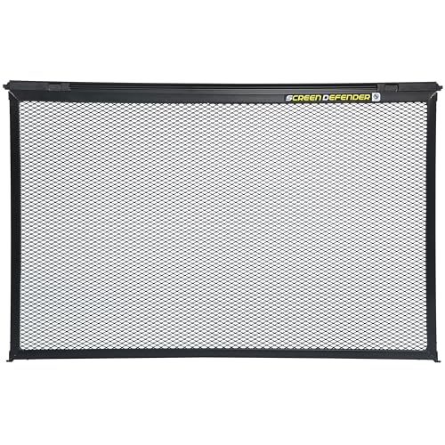 Lippert Components 859794 Screen Defender RV Entry Door Aluminum Screen Protector, 30-inch, Black - size: 30-inch Door (26.5\" Screen Kit)