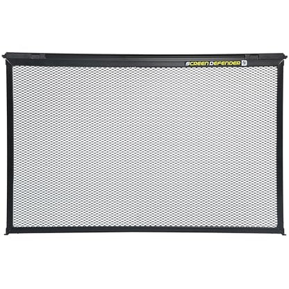 Lippert Components 859794 Screen Defender RV Entry Door Aluminum Screen Protector, 30-inch, Black - size: 30-inch Door (26.5\" Screen Kit)