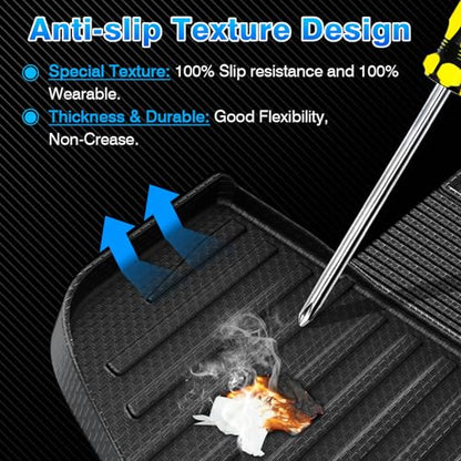 Cartist Trunk Mat Fits for 2026 Hyundai Palisade Gas Cargo Liner, TPE All Weather Cargo Mat for Palisade Accessories (with Backrest Mat) - size: 6)Hyundai Palisade 26