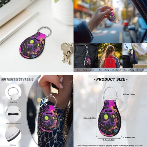 Skull Graffiti Splash Print Violet Black 15 Pcs Car Seat Cover Full Set, Universal Car Accessory Set Seat Covers Steering Wheel Cover Seat Belt Covers Car Headrest Cover Car Coaster - color: Skull Graffiti Splash Print Violet Black