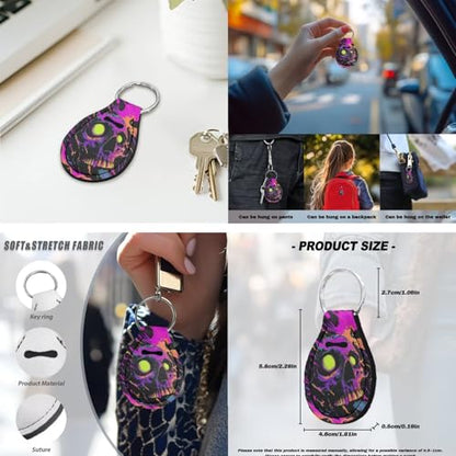 Skull Graffiti Splash Print Violet Black 15 Pcs Car Seat Cover Full Set, Universal Car Accessory Set Seat Covers Steering Wheel Cover Seat Belt Covers Car Headrest Cover Car Coaster - color: Skull Graffiti Splash Print Violet Black