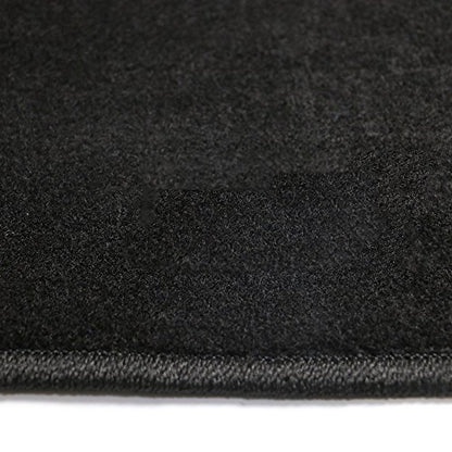 Floor Mats Compatible with BMW E60, 2005-2010 Factory Fitment Front & Rear Nylon Car Floor Carpets Carpet Liner by IKON MOTORSPORTS, 2006 2007 2008 2009