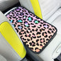 Pink Gradient Leopard Auto Center Console Pad,Car Armrest Pad Car Armrest Seat Box Cover Protector for Most Cars - color: Pink Gradient Leopard