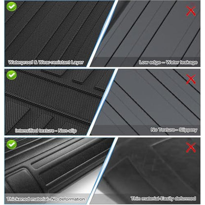 Cargo Liner Compatible with 2019-2023 Chevy Blazer Trunk Mat All Weather TPE Upgrade Material