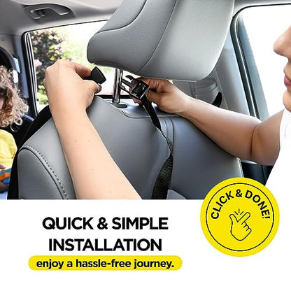 Back Seat Cover for Kids, 2 Pack X-Large Waterproof Kick Mats Backseat Protector, Durable Car Seat Back Protectors for Vehicles to Protect from Dirt, Mud & Scratches, Fits Most SUVs and Vans