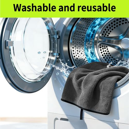 Leader Accessories Grey Waterproof Towel Auto Car Seat Cover Protector Machine Washable - Fit Yoga Running Crossfit Athletes Beach Swimming Outdoor Sports