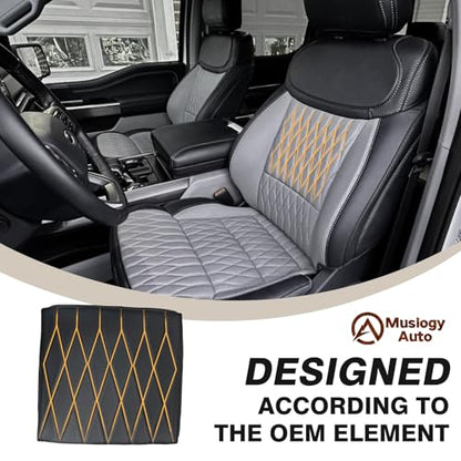 Center Console Armrest Cover Fit for Ford F-150 F150 2021-2025 2026 Accessories, Comfort Armrest Pad Console Lid Cushion Vegan Leather 1-Inch Extra Thick(WorkSurface ONLY) - size: 2) 21-25 |F150| WorkSurface, +Thick