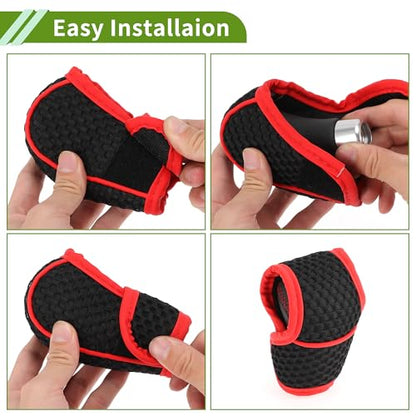 Universal Gear Shift Knob Cover Stick Shifting Handle Protector Automotive Manual Fabric 1 Pc Anti-Slip Grey - color: Gray