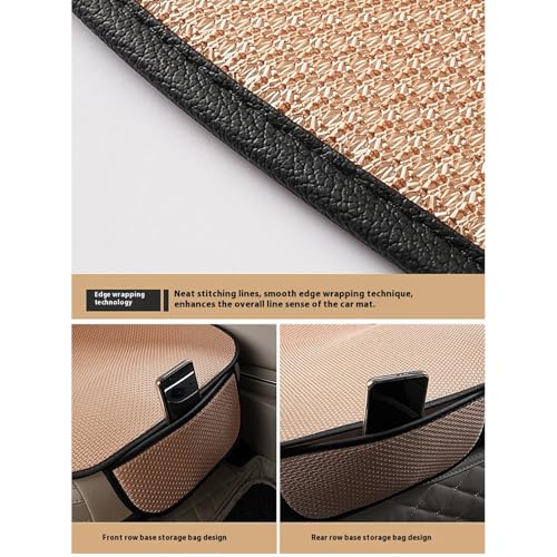 Breathable Ice Silk Cushion Ergonomic Nonslip Seats Protector for Comfort Long Driving