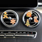 Whaline 5Pcs Christmas Car Air Vent Clips Gingerbread Snowflake Xmas Tree Car Air Freshener Charm Air Conditioning Outlet Clip for Air Vent Decorations Cars Accessories Cars Interior Dashboard Decor