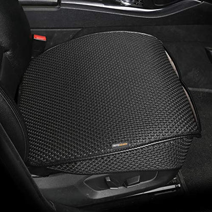 Breathable Universal Four Seasons Car Seat Covers, Luxury Car Seat Cushion,Protectors for Front Seat Bottoms,Compatible with 95% Vehicles(Black,1PCS) - color: Black-1PCS