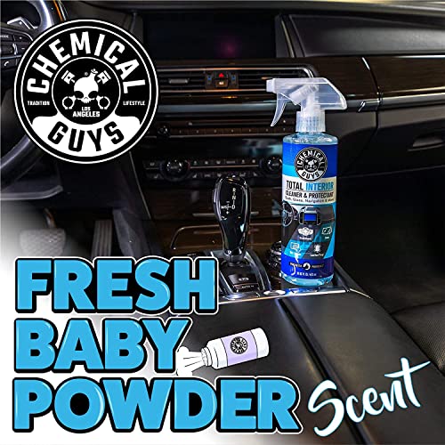 Chemical Guys HOL414 Total Interior Cleaner and Protectant, Refill Kit With 2 Dilution Bottles & 3 Premium Microfiber Towels (Safe for Cars, Trucks, SUVs, Jeeps, Motorcycles, RVs & More) 64 fl oz - size: 64 Fl Oz (Pack of 1), style: Fresh