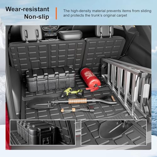 powoq Cargo Liner Compatible with 2020-2026 Ford Escape Trunk Mat All Season Protection TPE Cargo Mat Replacement for 2020 2021 2022 2023 2024 2025 2026 Ford Escape Accessories