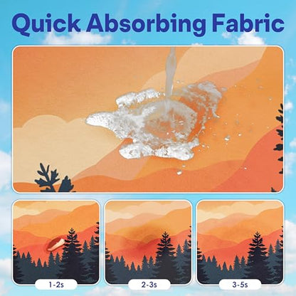 2 Pack Car Seat Towel Covers, Sweat Protector for Front Seats, Premium Thickened Microfiber with Great Smoky Mountains, Breathable & Quick Dry, Slip-on Headrest Pocket for Gym Running Universal Fit - color: Great Smoky Mountains