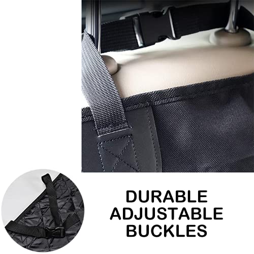 for Bronco Sport/Bronco Rear Pet Seat Cover, Waterproof Scratch Proof Nonslip Pet Dog Back Seat Covers Hammock Come with Belt Dog Chain & Lint Brush