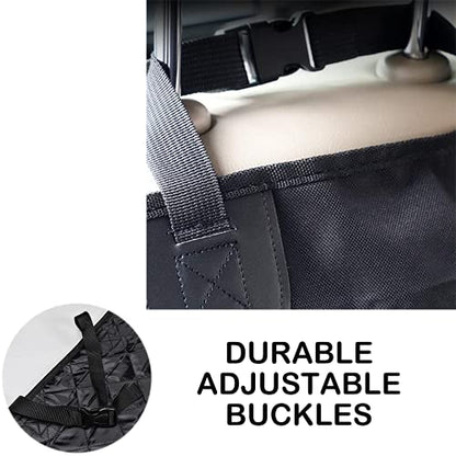 for Bronco Sport/Bronco Rear Pet Seat Cover, Waterproof Scratch Proof Nonslip Pet Dog Back Seat Covers Hammock Come with Belt Dog Chain & Lint Brush