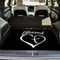 Universal Car Trunk Mat, All Weather Trunk Protection Cargo Liner, Stylish Vehicle Interior Accessories, Durable Cargo Mat Rear Trunk Line Suitable for Most Car (Letter Heart Design, 29" x 39") - color: Letter Heart Design