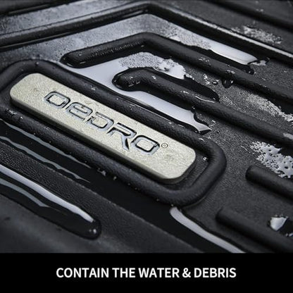 OEDRO Floor Mats Fit for 2022-2026 Honda Civic Sedan & Hatchback Si/Sport/Touring/EX/EX-L/LX, Custom Fit 2023-2026 Acura Integra, All Weather TPE Car Liners for Civic Gas & Hybrid, 1st and 2nd Row - style: 2022-2026 Front & Rear Mats