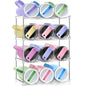 Stackable Water Bottle Organizer - Large Compartment Stanley Cup Holder, Water Bottle Holder for Stanley Tumbler 40oz, Tumbler Organizer Kitchen Pantry Organization and Storage, 4 Tier Storage Rack - size: 12-Bottle