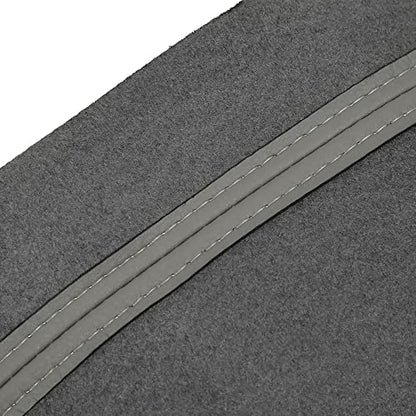 X AUTOHAUX 1 Pair Synthetic Leather Car Front Door Panels Armrest Cover Gray for Honda Civic 2006 2007 2008 2010 2011 Sedan - color: Gray