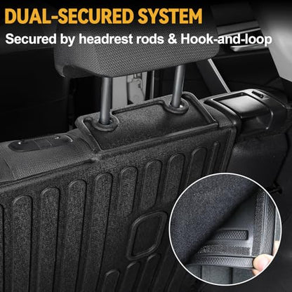 Cargo Mat for 2019-2025 Toyota RAV4(Include Hybrid), Full Coverage All Weather Trunk Mat Cargo Liner with Backrest Protectors for Toyota RAV4 Accessories