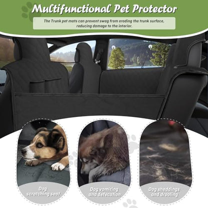 Shademax Custom for Toyota Tundra Rear Seat Pet Cover 2022-2025 2026 Dog Car Seat Cover for Back Seat Pet Mat Protector Waterproof Anti-Scratch Dog Hammock Liner Oxford Fabric Tundra Accessories