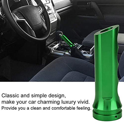 Aramox Handbrake Cover, Universal Auto Car Aluminum HandBrake Cover Handle Protector Hand Brake Sleeve Aluminium Alloy (Green) - color: Green
