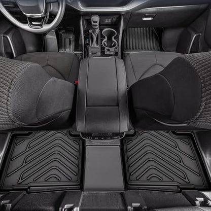 Floor Mats & Cargo Liner Fit for Hyundai Palisade 2025 2024-2020 7 Seats, All Weather TPE Custom Palisade Floor Liners, Automotive 1st & 2nd & 3rd Row Mats and Trunk Mat Car Mats Set Accessories - style: 20-25 Hyundai Palisade Full Mats Set