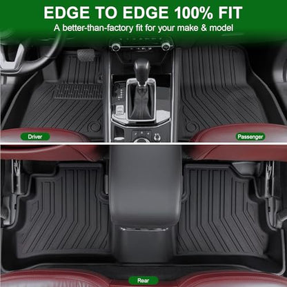 Floor Mats for 2017-2025 Mazda CX-5, TPE All Weather Durable Floor Liners Door Sill Guards for Mazda CX5 Accessories