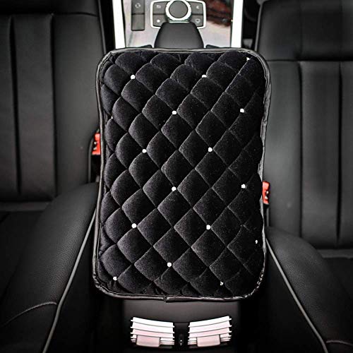 Bling Bling Auto Center Console Pad PU Leather Car Armrest Seat Box Cover Protector Universal Fit (Car Armrest) - color: Car Armrest