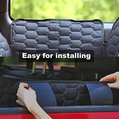Dog Car Seat Cover for Trucks, Dog Seat Cover for Back Seat Protector F150 Ram 1500, Waterproof Dog Hammock for Truck with Mesh Window Heavy Duty Seat Cover for F-Series/GMC Sierra/Silverado