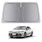 helloleiboo Windshield Sun Shade for Toyota Camry 2018-2026 Graphene Honeycomb Heat Shield with UV Protection Foldable Custom Fit Front Window Sunshade Silver 58" x 28" - size: For Toyota Camry (2018-2026)