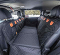 Back Seat Extender for Dogs Thick Foam Cushion, Hard Bottom Dog Car Seat Cover for Back Seat, Waterproof Dog Hammock for Car, Backseat Pet Cover for SUV, Truck, Car