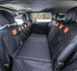 Back Seat Extender for Dogs Thick Foam Cushion, Hard Bottom Dog Car Seat Cover for Back Seat, Waterproof Dog Hammock for Car, Backseat Pet Cover for SUV, Truck, Car