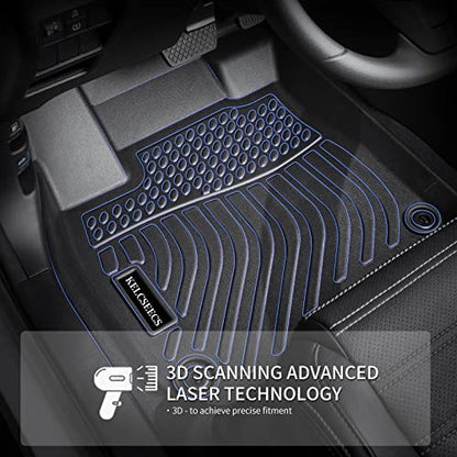 KELCSEECS Floor Mats & Cargo Liner(Deck in Upper Position) for 2017 2018 2019 2020 2021 2022 Honda CRV(Not for Hybrid & Touring) Car Mats Cargo Mat Trunk Mat CR-V Floor Mats Trunk Liner - style: 10)For 2017-2022 CR-V Full Set-in Upper Position