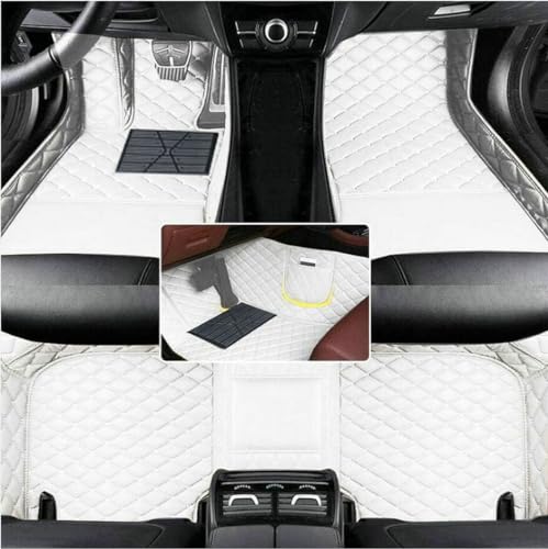 AerfineCar Mats Fit for BMW 1 2 3 4 5 6 7 8 Series X1 X2 X3 X4 X5 X6 X7 GT Waterproof car Floor mats Custom Full Coverage All Weather Protection Non-Slip Leather Floor Liners (Fashion Color 12) - color: Fashion Color 12