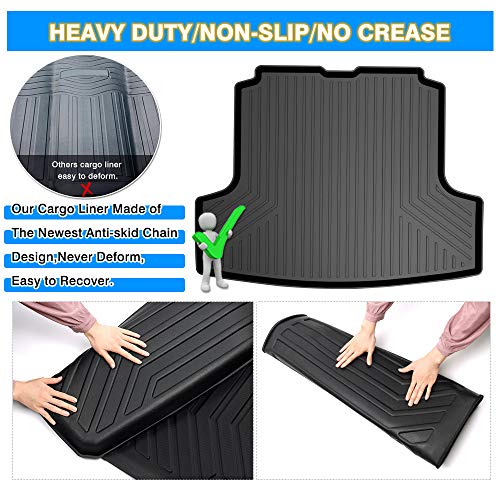 Powerty Trunk Mat for 2019-2025 2026 Nissan Altima Sedan Accessories Cargo Mats TPO All Weather Cargo Liner Heavy-Duty Trunk Liners - size: Cargo Mat｜For｜19-26｜Nissan Altima Sedan