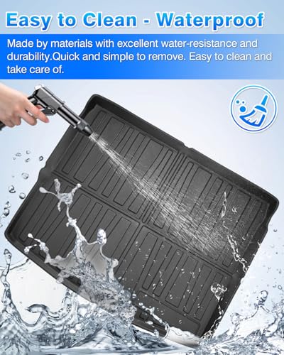 Cargo Liner for Jeep Compass 2017-2025 All Weather Trunk Mat for Compass Accessories Cargo Mat TPE Heavy Duty Anti-Slip - size: 6)Jeep Compass【2017-2025】