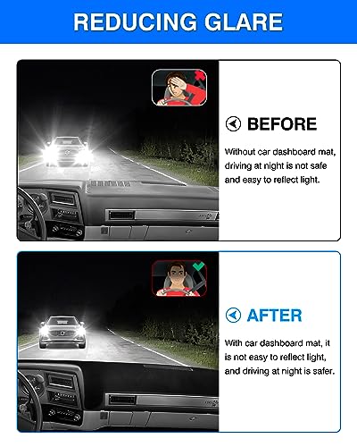 Autorder Dashboard Cover Mat Fit for 1973-1980 Chevy Chevrolet C10 C20 C30 K10 K20 K30 Suburban/1973-1978 GMC C15 C25 C35 K15 K25 K35 Accessories Dash Cover Flannel Sunshade Glare UV Rays Protector - size: 1973-1980 Chevy C/K