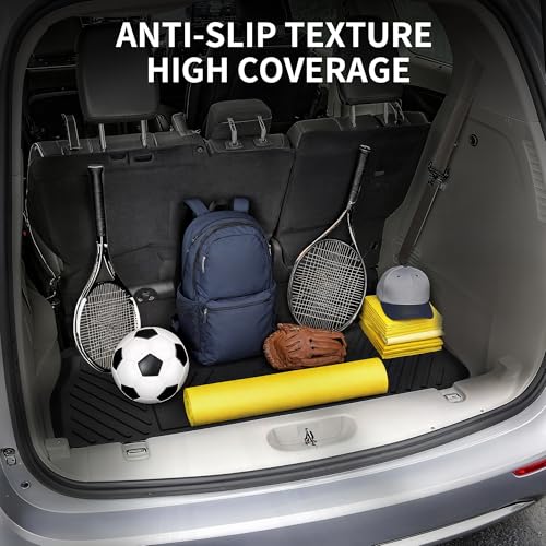 YITAMOTOR Cargo Trunk Liner Compatible with 2016-2021 Honda Civic Sedan, Custom Fit Black TPE All Weather Cargo Mats - style: 16-21 civic cargo mats