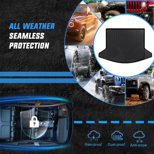 Nilight Cargo Mats for Mazda CX5 CX-5 2017 2018 2019 2020 2021 2022 2023 2024 2025 All Weather Protection Heavy Duty Cargo Liners - color: 2017-2025 Mazda CX5 Cargo Mat