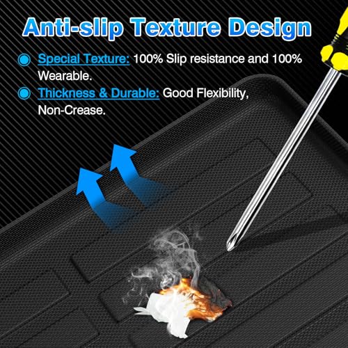 Santa Fe Cargo Liner - Trunk Mat for Hyundai Santa Fe 2021-2023, All Weather Cargo Mat for Santa Fe Accessories, Heavy Duty Car Mats, Car Accessories - size: 6)Hyundai Santa Fe 21-23
