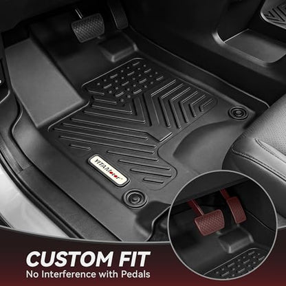 YITAMOTOR Floor Liner and Cargo Mats Fit for Honda Odyssey 2018-2026 Mini Passenger Van, All Weather TPE Car Floor Liners,Durable Anti-Slip Accessories, 1st & 2nd & 3rd Row & Cargo Liner, Black - style: 18-26 Honda Odyssey 1st &2nd &3rd &Cargo Liner